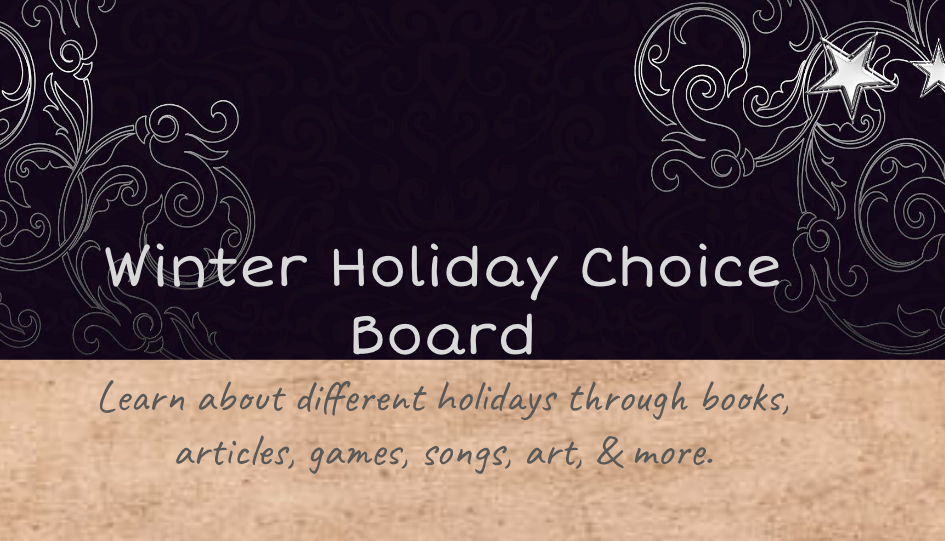December Choice Board